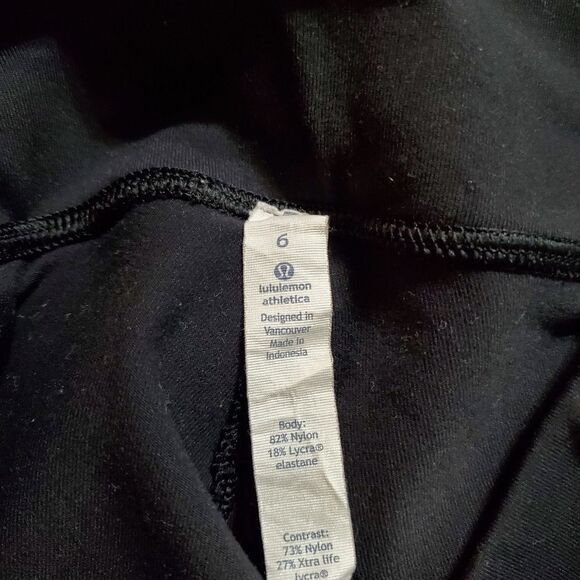 Lululemon Black Capris (6) - Picture 5 of 5